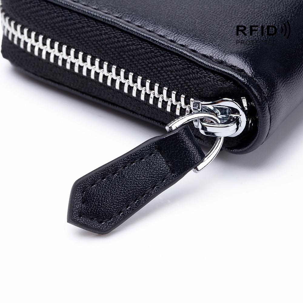 Japanese Change Bag RFID Anti-theft Brush Men's and Women's Zipper Coin Storage Classification Change Bag
