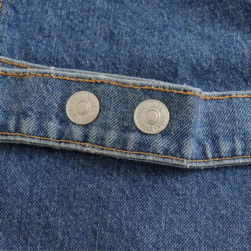 Kaslead New Women Clothes Western Style Fashion Simple Corset Denim Top 5520066