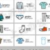 Kindergarten Clothing & Storage Labels - Waterproof Classification Stickers for Cabinets and Bags