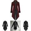 Stunning Vintage Men Tailcoat Jacket With V-neck Design For Unique Outfits