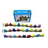 Wooden Magnetic Number Train Building Block Assembly Car Early Cognition Enlightenment Learning Car Cartoon Set For Kids