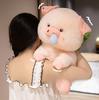 Cute Pink Thread Pig Plush Toy Cute Runny Pig Healing Doll Comforting Doll Girl Gift