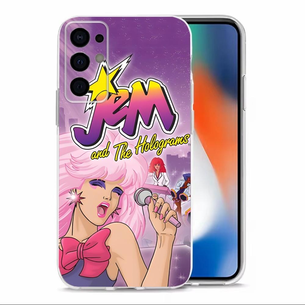 J-Jem And The Holograms Phone Case  For Samsung S30,S23,S21,S22,S20,Ultra,S20,FE,lite,S10,S9,S8,PIus Transparent Shell