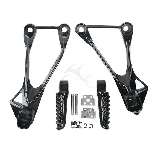Motorcycle Rear Footrest Foot Pegs For KAWASAKI Ninja ZX6R 2005-2008 2007 2006 ZX636 2005-2006 Silver/Black/Matte Black