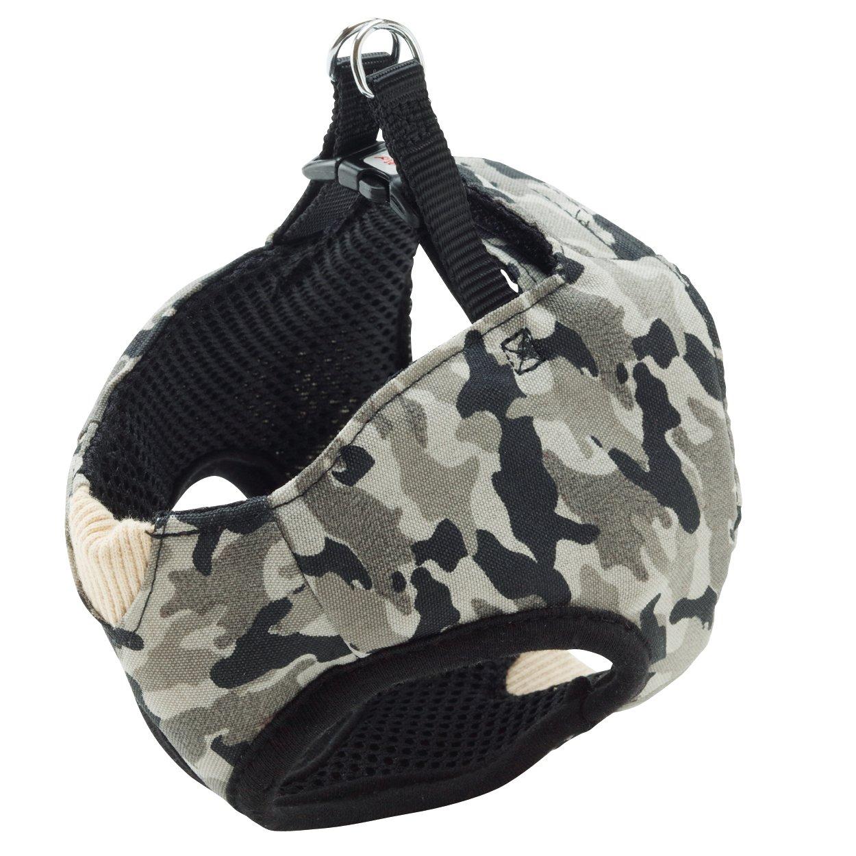 

Petio Collar Dog Harness ARFashion Camouflage Vest Harness Gray Small Dog Size S серый