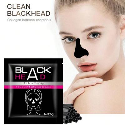 5Pcs 25g Removal Blackhead Nose Patch Activated Carbon Tear Nose Patch Cleaning Blackhead Removal Patches