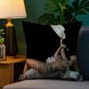 Singer BBeyonce Cowboy Pillow Case Plush Fabric Soft Double Sided Print Sofa Cushion Cover Throw Pillow Covers