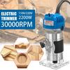 220V Wood Laminate Palms Router Bits Set 1/4" Electric Hand Trimmer Joiners Tool Carving Machine
