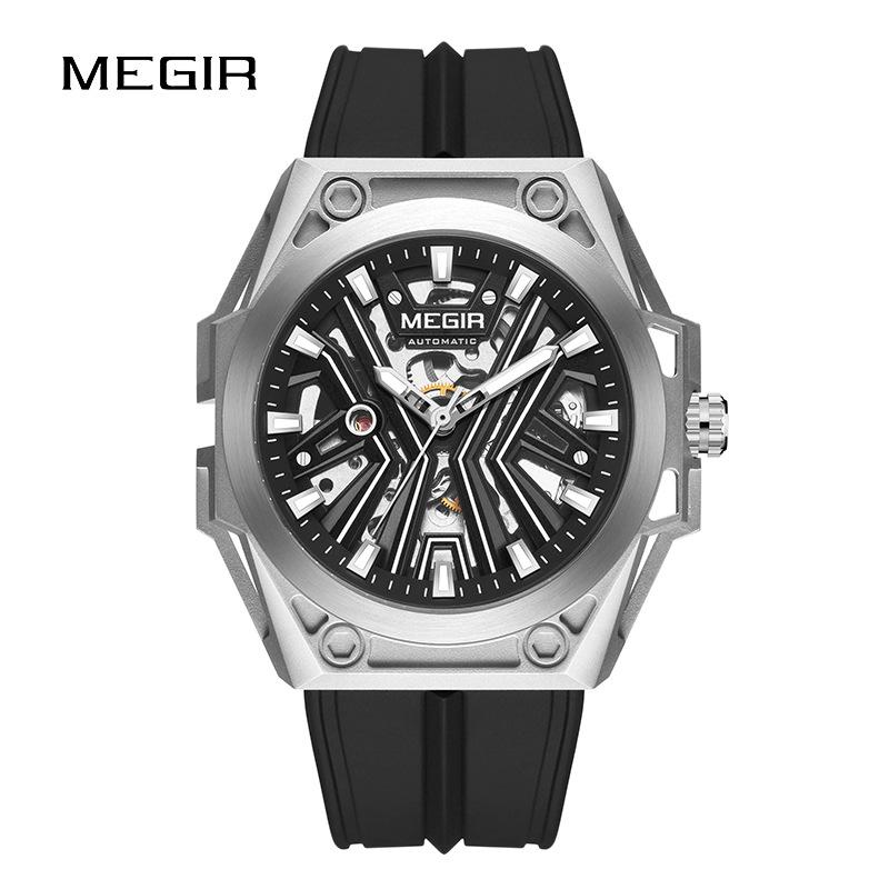 Men S Watch Mechanical Watch Automatic Waterproof Hollow Luminous 8603