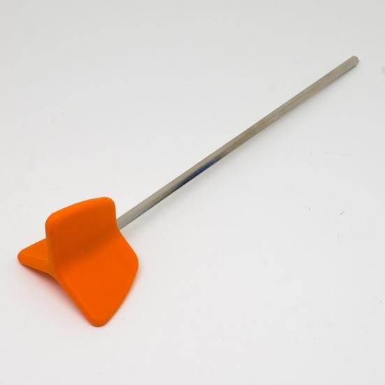 1/2Pcs Easy-Clean Silicone Drill Mixer Paddle, Non-Stick Mixing Attachment for Paint, Epoxy, Cement, Grout & Resin, Multi-Material Drill Mixing Tool