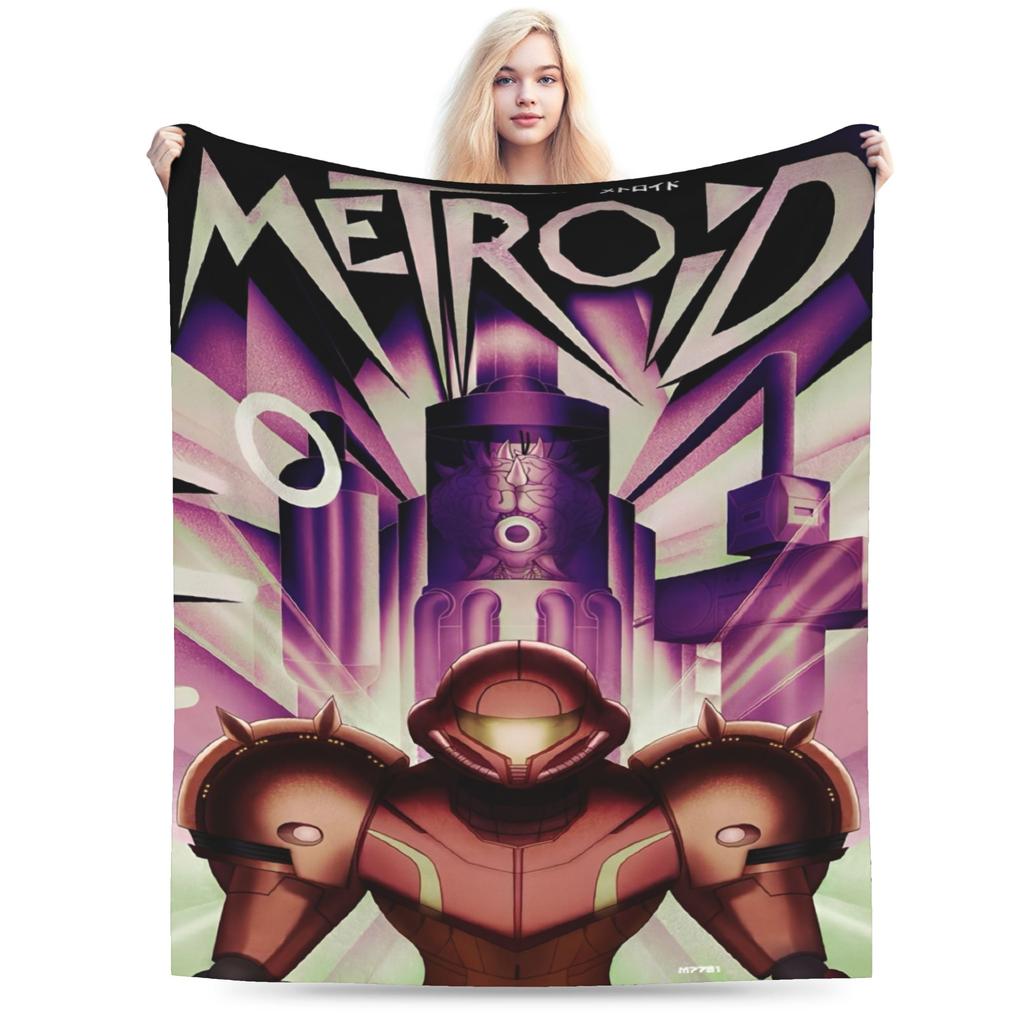 Metroids hero game Blanket Ultra-Soft Fleece Cozy Gifts  Throw Blankets Rug Piece