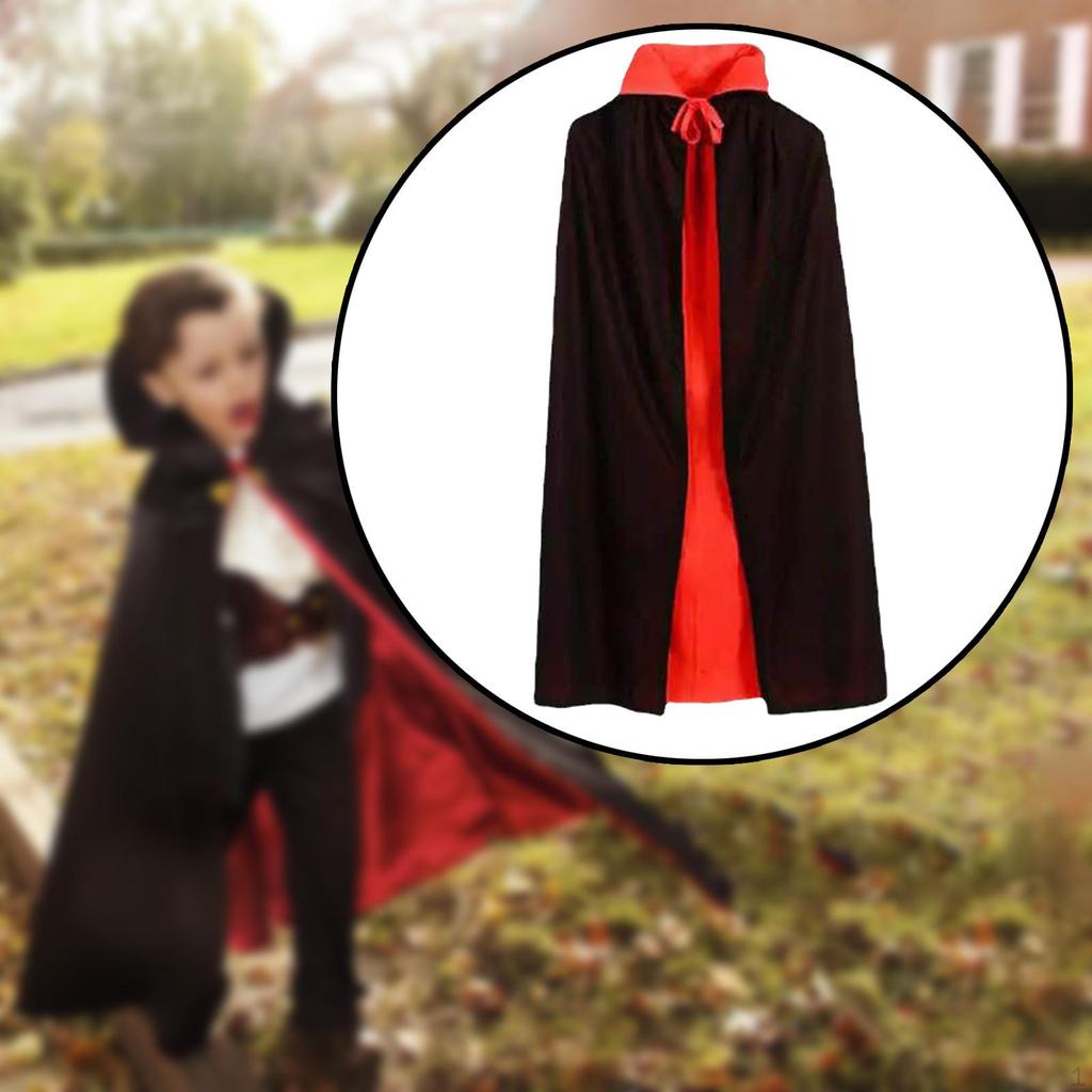 Halloween Cloak for Child Witch Cape Cosplay Party Dress up Stage Performance