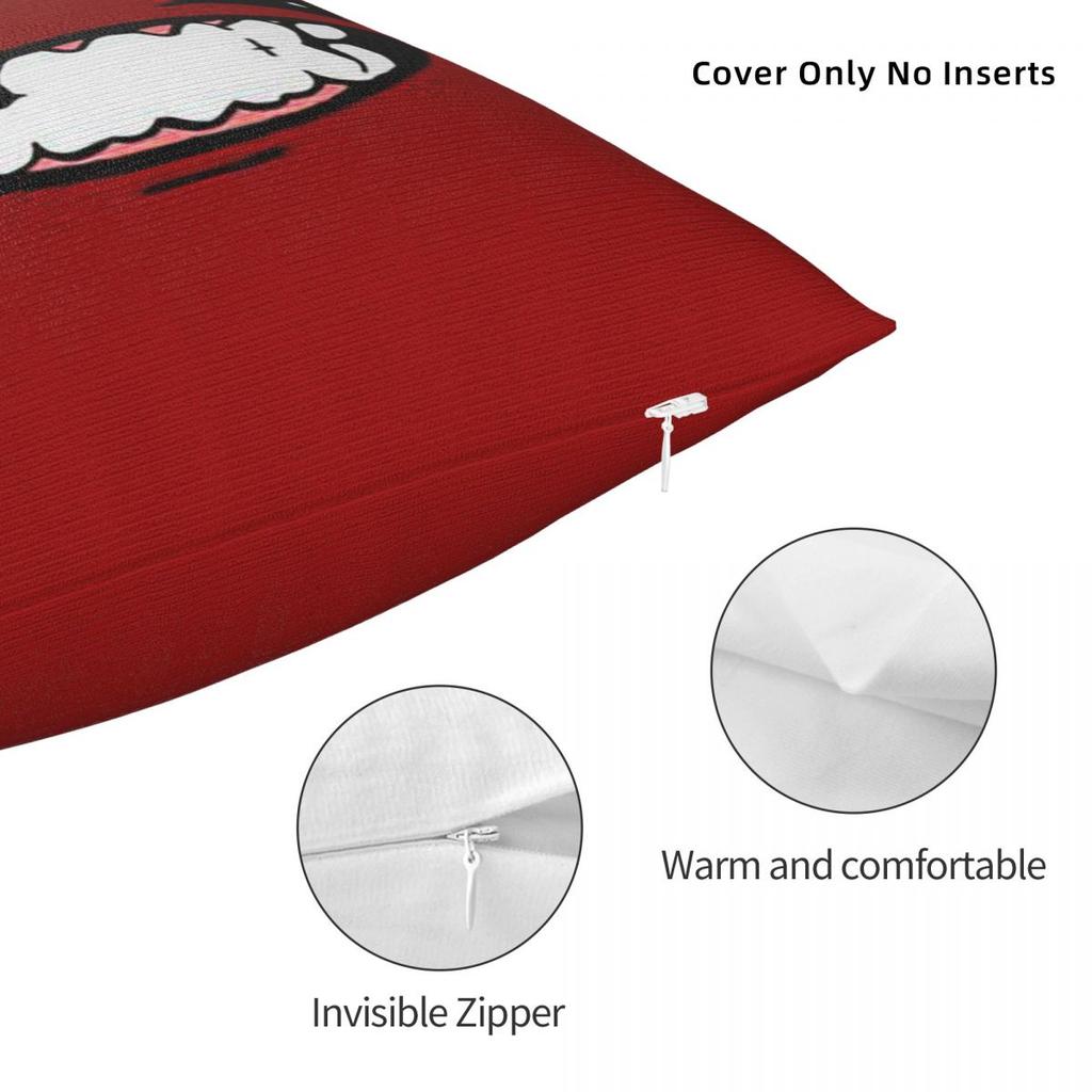 Supermeatboy Logo Super Meat Boy Logo Gioco Cool Caldo Nuovo Fresco Rosso Sexy Sorriso Federa Cuscino Comfort Cuscino da Divano Cuscini