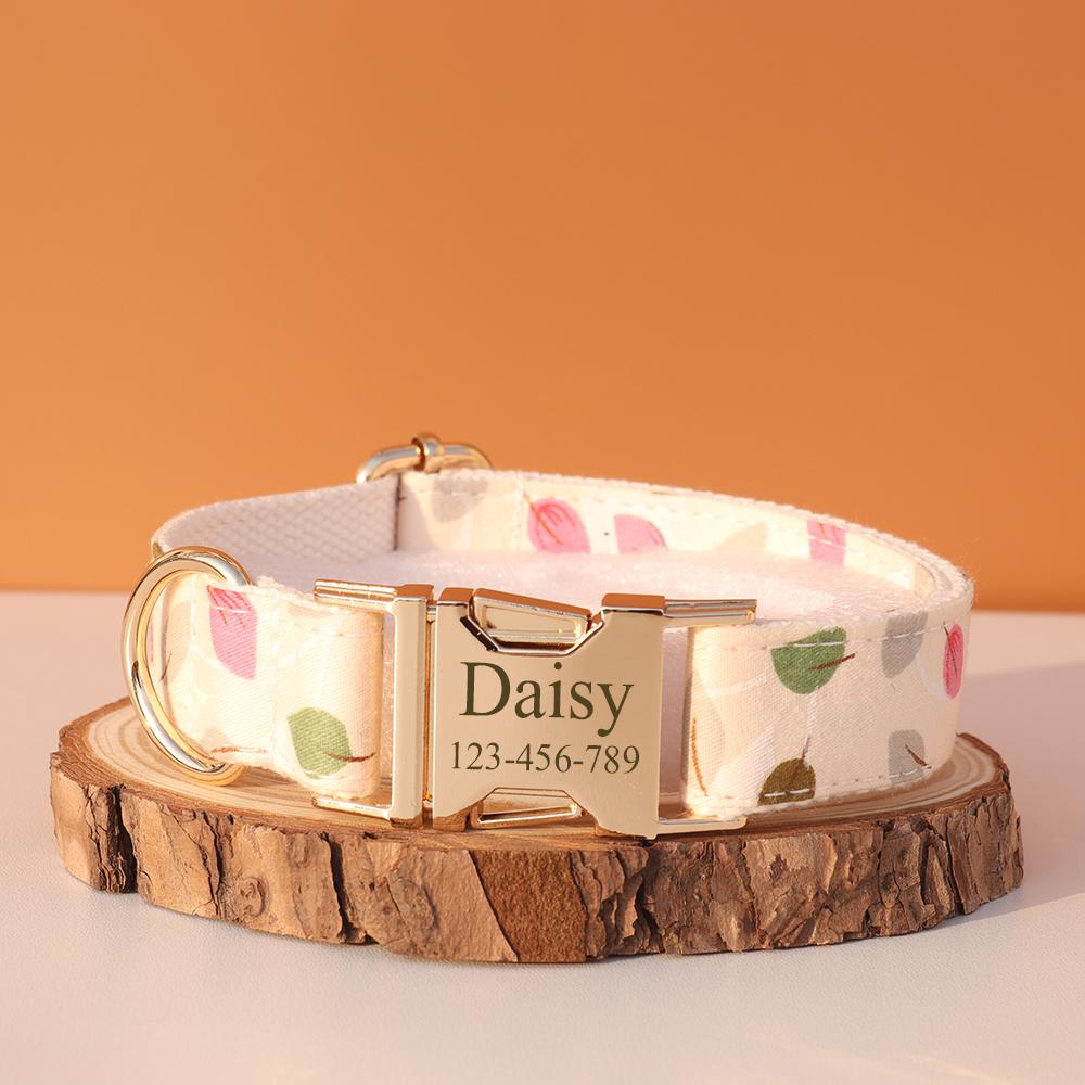 Personalized Dog Collar Customized ID Name Tel Engraving for Small Medium Large Dogs Walking Chihuahua Accesorios