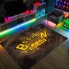 Boston Bruins Design Křišťálový Sametový Koberec Útulný Ne?Protiskluzová tištěná předložka do ložnice, obývacího pokoje, předsíně