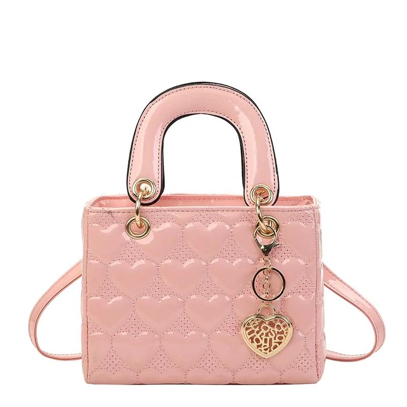 Handbag 2024 Women Brand Luxury Totes High Quality Fashion Classic Quilted Square Handle Bag Women Crossbody Shoulder Bags