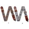 Guitar Bass Strap Embroidery Pattern Ukulele Boho Shoulder Strap Adjustable Ethnic Style for Classical Guitar Mandolin Banjo