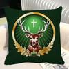 Alcohol Jjagermeister Pillow Case Square Pillow Bedroom Sofa Leisure Comfort Cushion Car Home Decoration
