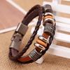European & American Woven Cowhide Bracelet - Double Eleven Hot-Selling Jewelry