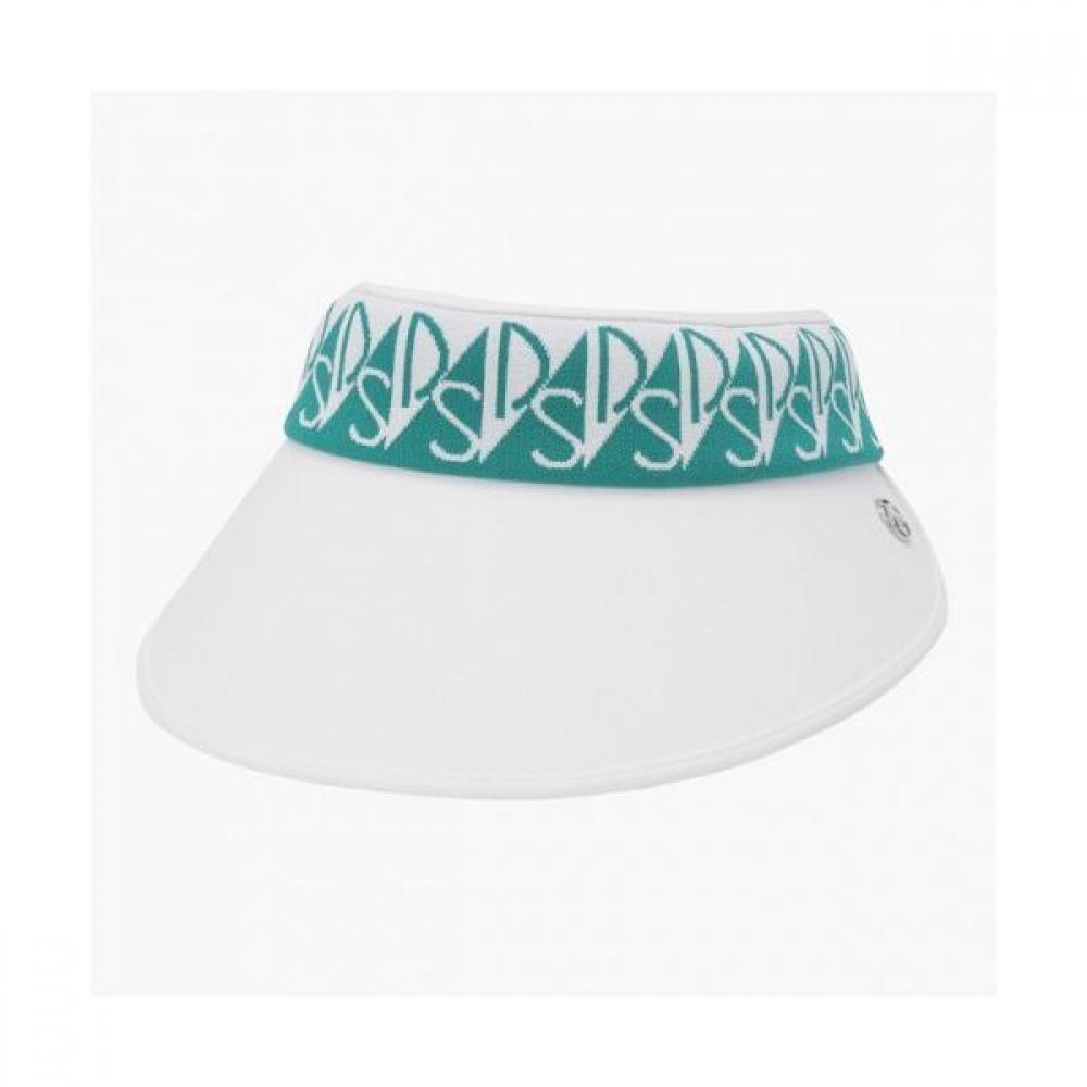 

Descente Golf Women Pattern Point Wide Sun Visor BWTGBrightWhite/FR