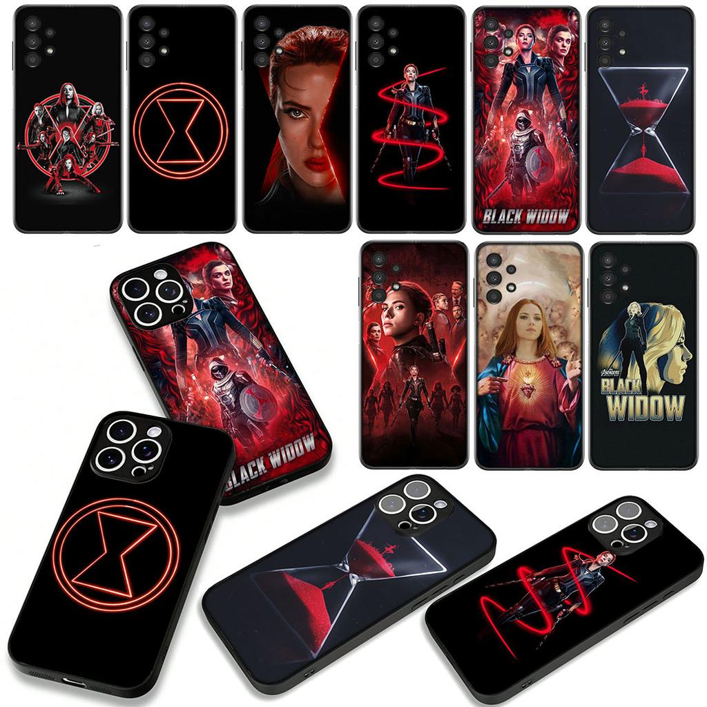 Black Widow Marvel Poster Cover Phone Case for Xiaomi Redmi 15C 15 A4 A5 9A 9T 10A 10C 9C NFC 14C Note 11 9 10 Pro 8T