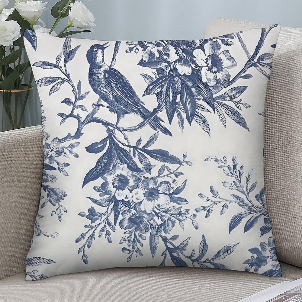 бохо растение Декоративная наволочка Короткий плюш Диван Декоративный Подарок Дом Двусторонняя печать Подушка 18x18Inch