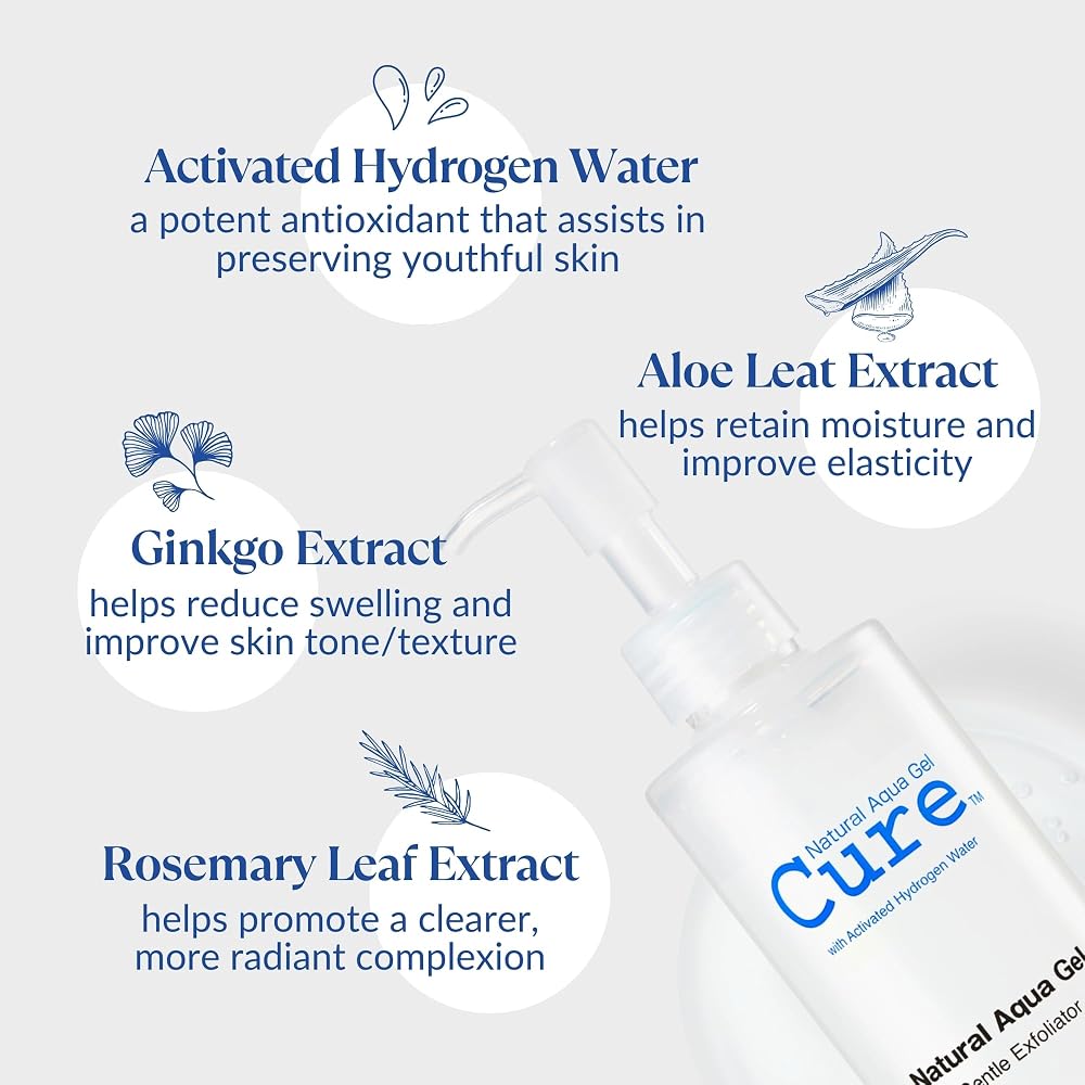 NATURAL AQUA GEL 250g - Hydrating Gel for Skin Care