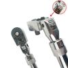 1/2 72-Tooth Carbon Steel Retractable Ratchet Wrench Automatic Quick Release Spanner Multifunctional Hand Tool