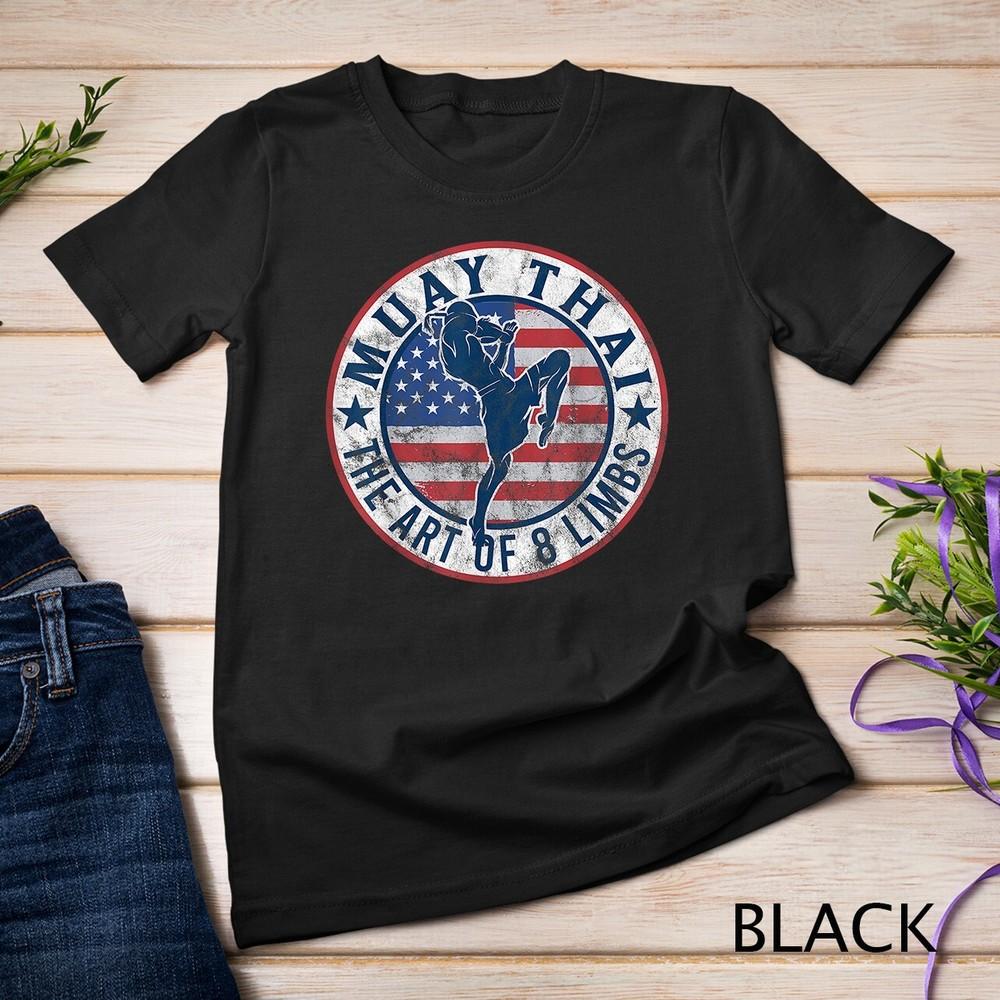 

Vintage Muay Thai Karate Boxing Mixed Martial Arts Gift Unisex T-shirt 4XL