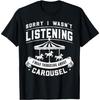 Carousel Horse Tornado Carnival Ride Amusement Park T-Shirt(4)