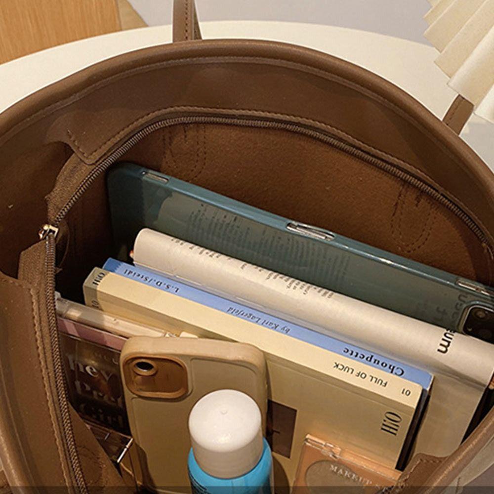 Borsa shopper da donna e ragazza, borsa tote in pelle PU di lusso, grande capacità, borsa a mano, borsa a tracolla di qualità