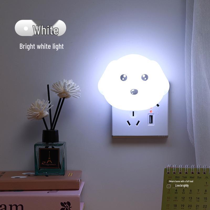LED Cartoon Night Light with Socket Switch for Bedroom or Hallway