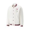 Li Ning Badminton Series Baseball Collar Letter Pattern Embroidered Couple Jacket Unisex Jackets AFDWJ89-2