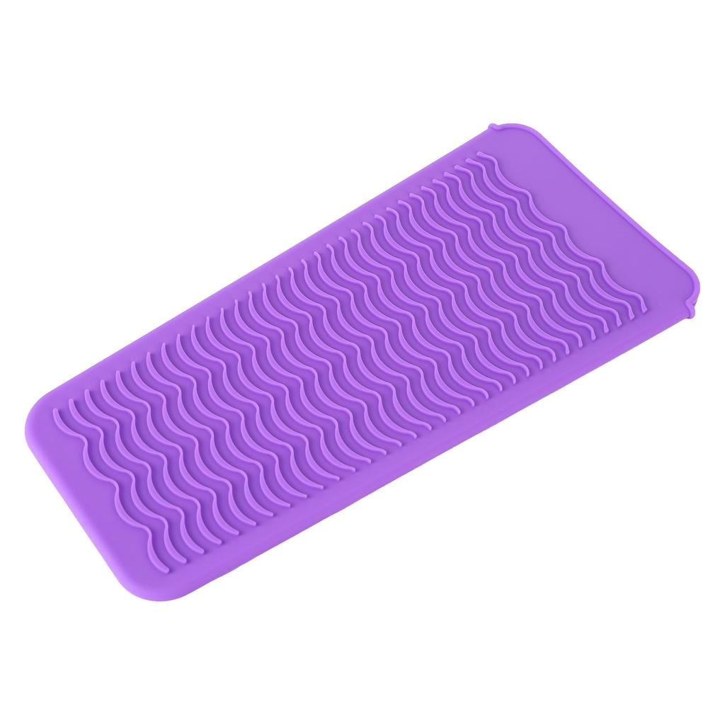 Heat Resistant Silicone Pouch Hair Styling Shaving Tool Anti Slip   Storage Bag Curling Iron Holder