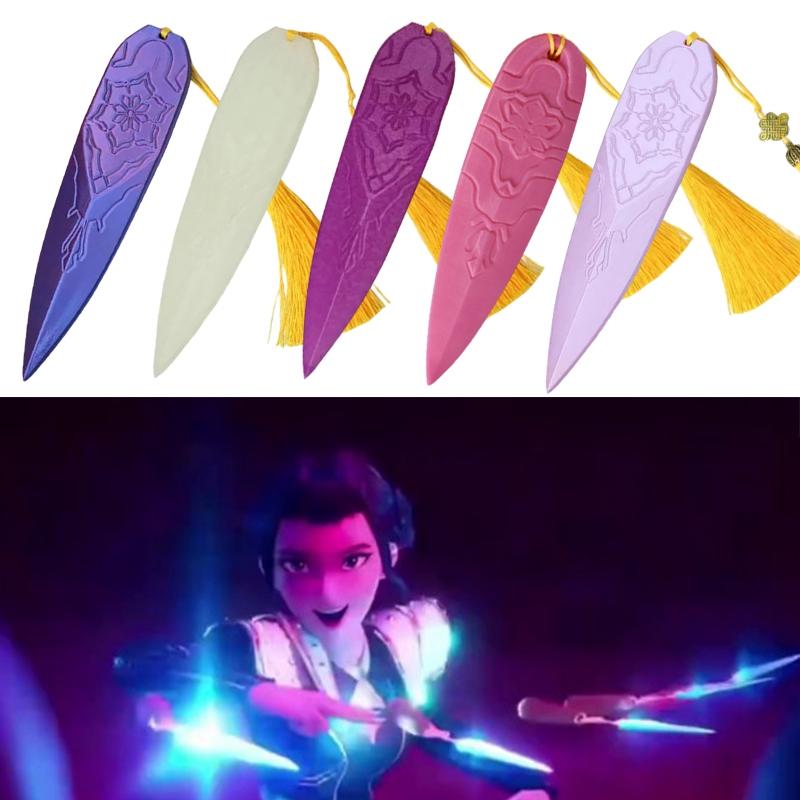 Demon Hunter Zoey Lights Dart Weapons Props Kpop Demon Hunter Party Glow In the Dark Party Supplies Zoey Costume Accessories