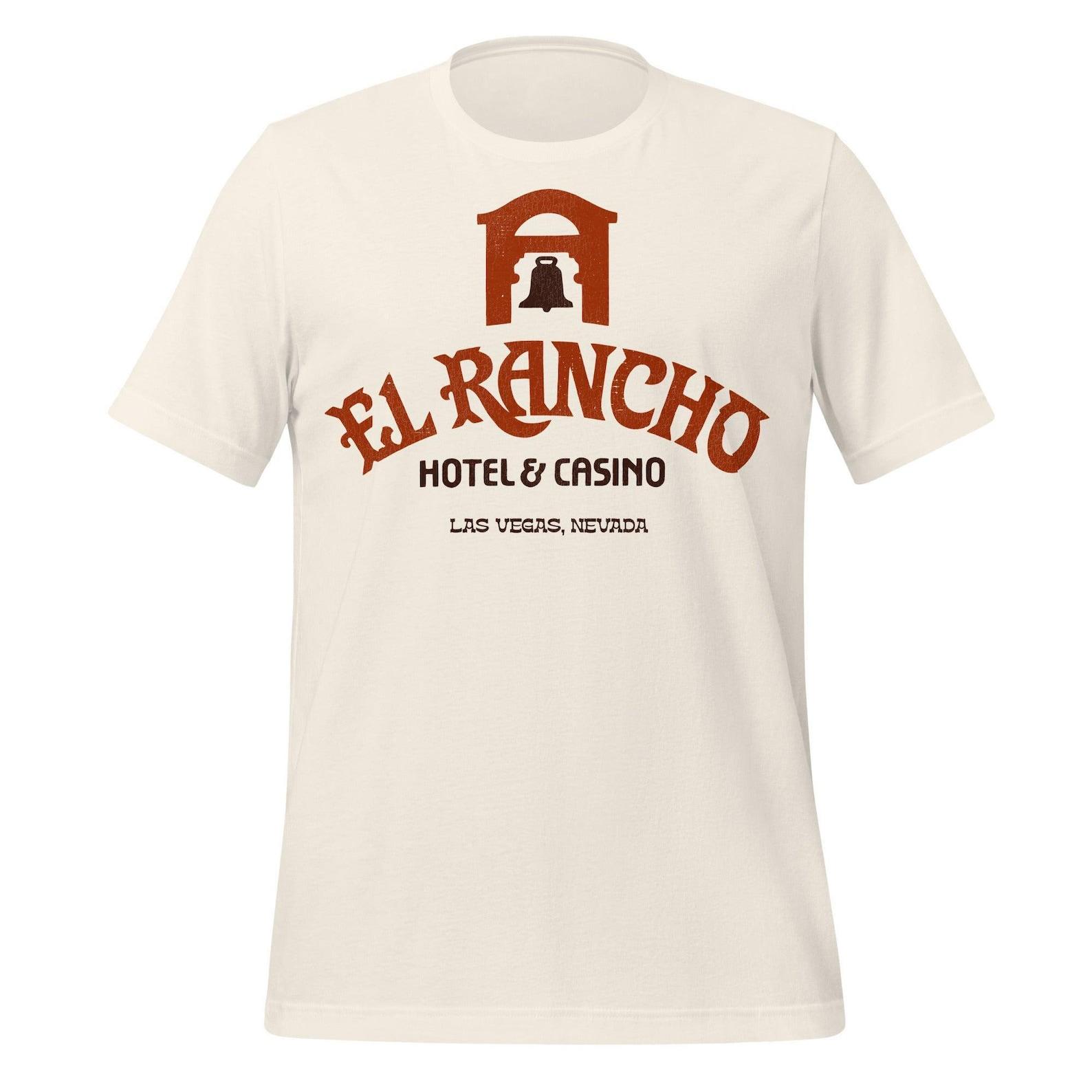 Las Vegas Retro T-Shirt, El Rancho Hotel Casino (Unisex S-XXL) 2XL
