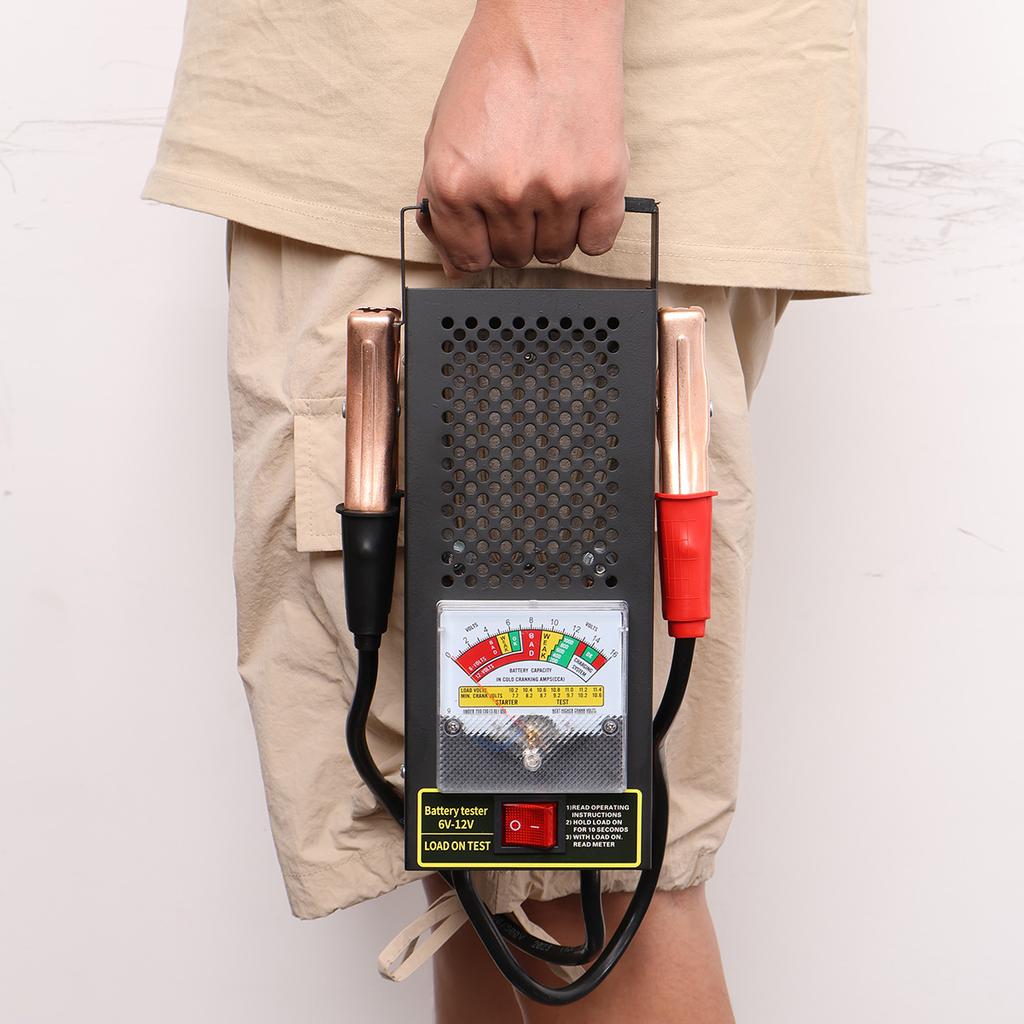 Car Battery Load Tester 6V-12V 100Amp Automotive Battery Load Checker 1000 CCA Max Portable Battery Charging System Checker