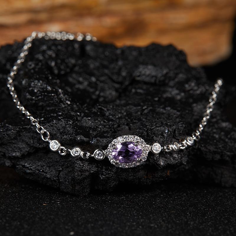 Color Treasure Jewelry Natural Garnet Topaz Peridot Citrine Bracelet Women