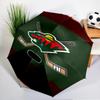 Minnesota Hockey Team Umbrella 8-Frame for Travel, Camping, Casual Lightweight Portable Umbrella, Essential for Every Family Holidays Gift