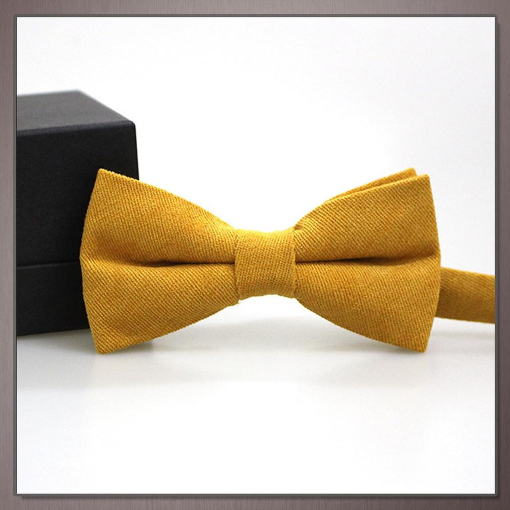 [One Limitation] Bow Tie, Solid Color, FormalCasual, Stylish, Velvet, Men'sWomen's, NK036 (Moss Green)