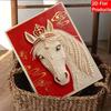 Pearl Art Painting Home Wall Decor Crowned White Horse Pearl Gemstone Painting Picture Crafts Adult/Beginner Gift Creative Home Decor Unframed