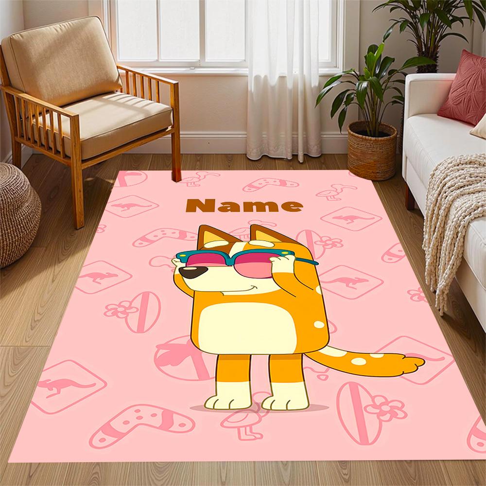 Gumball Darwin Adventure Customize Your Name Floor Rug Office Rug Suitable for Bedrooms Outdoor Hallway Playrooms Antislip Carpet Anime Office Decor