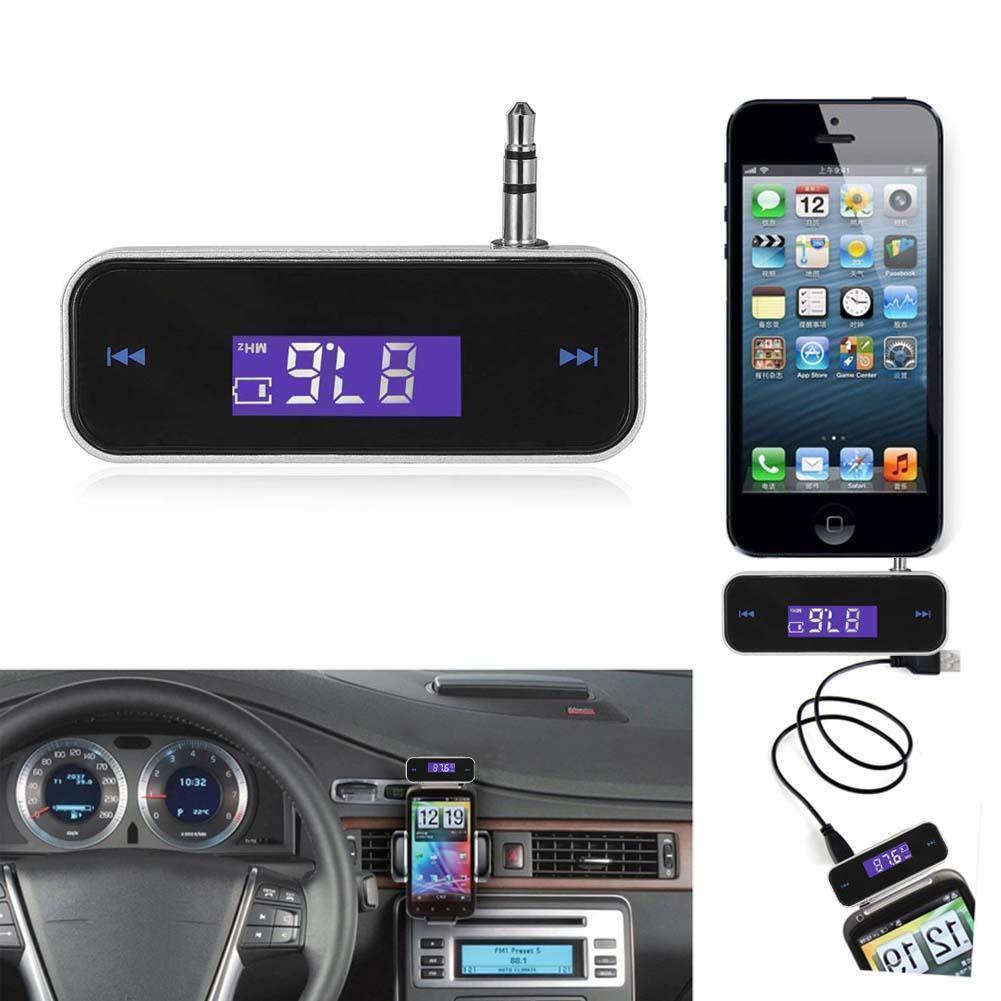 Wireless Music To Car Radio FM Transmitter For 3.5mm MP3 iPod iPhone