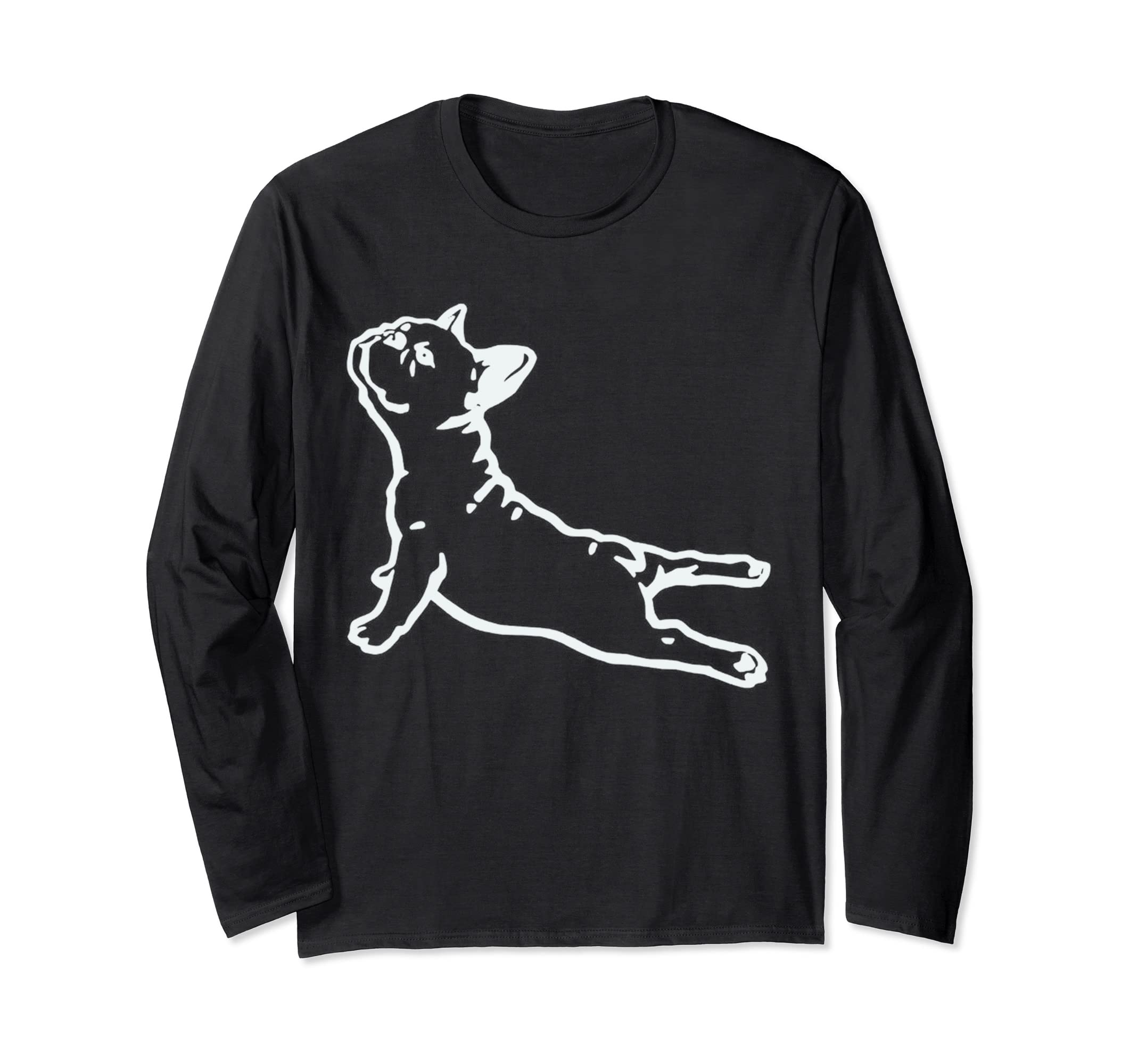 

Cute French Bulldog Motif Shirt, Women s and Men s T-Shirt, Long Sleeve T-Shirt