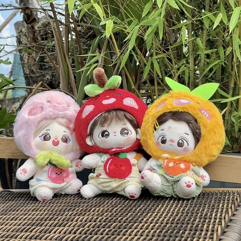 20Cm Doll Set Clothes Anime Love And Deepspace Caleb Maumet Costume Cartoon Apple Retaining Cap Suspender Trousers Clothing Gift
