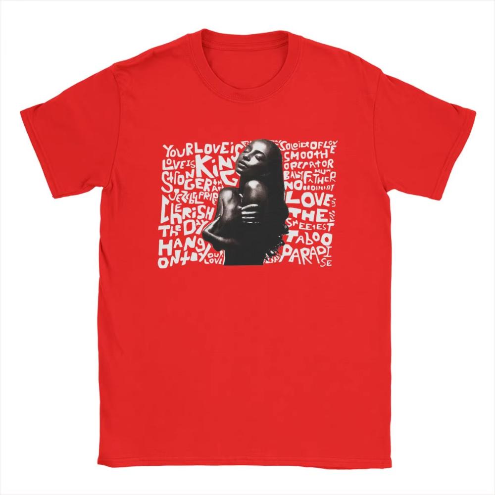 Sades Adu Printed T-Shirts Men Women Unique Cotton Tee Shirt Round Collar Short Sleeve T Shirt Tops