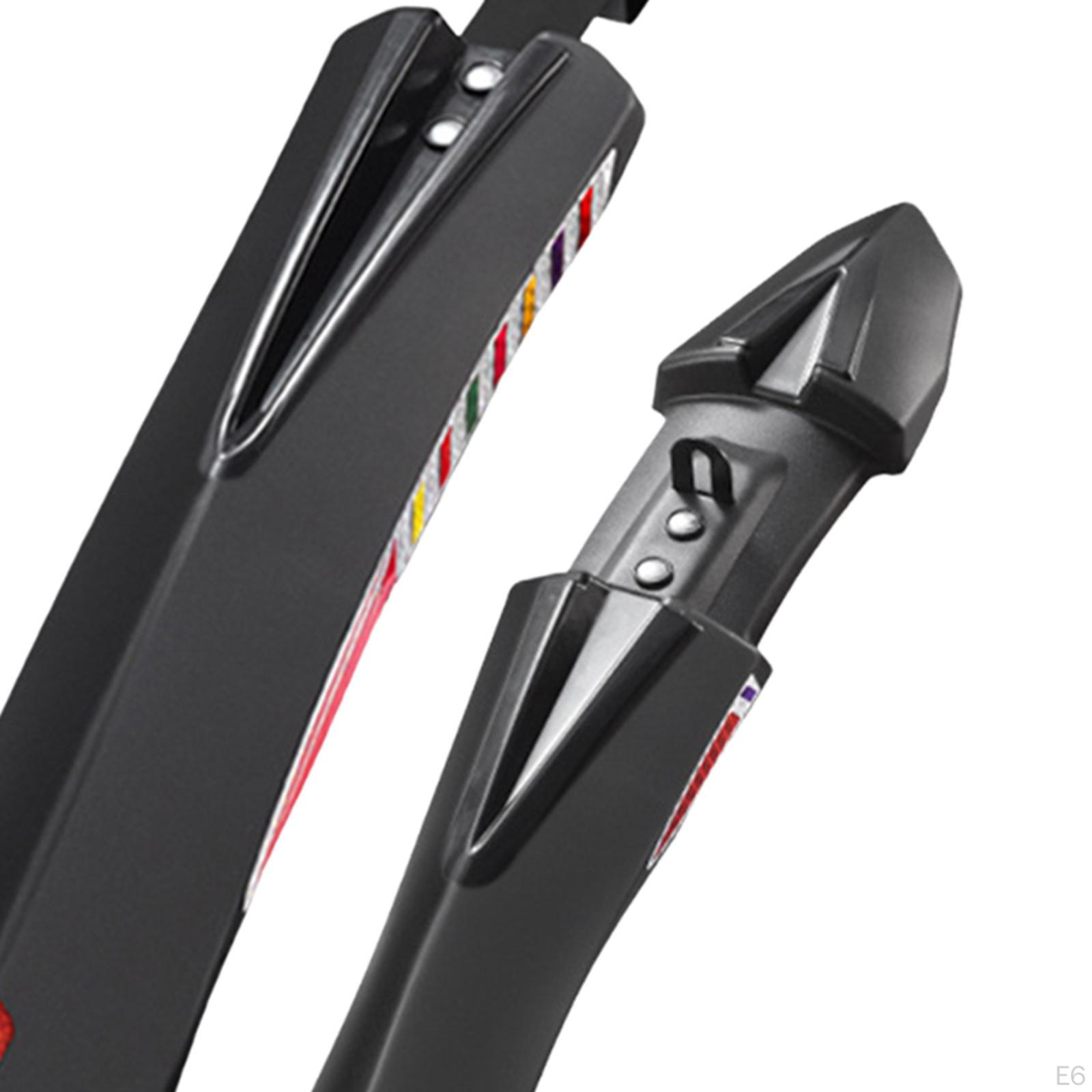 Переднее и заднее велосипедное крыло. Велосипедные крылья. Регулируемая защита от дождя — фото 8