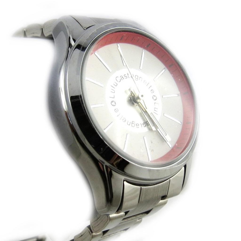 LULU CASTAGNETTE [N2336] - Designer Watch 'Lulu Castagnette' Pink Silver