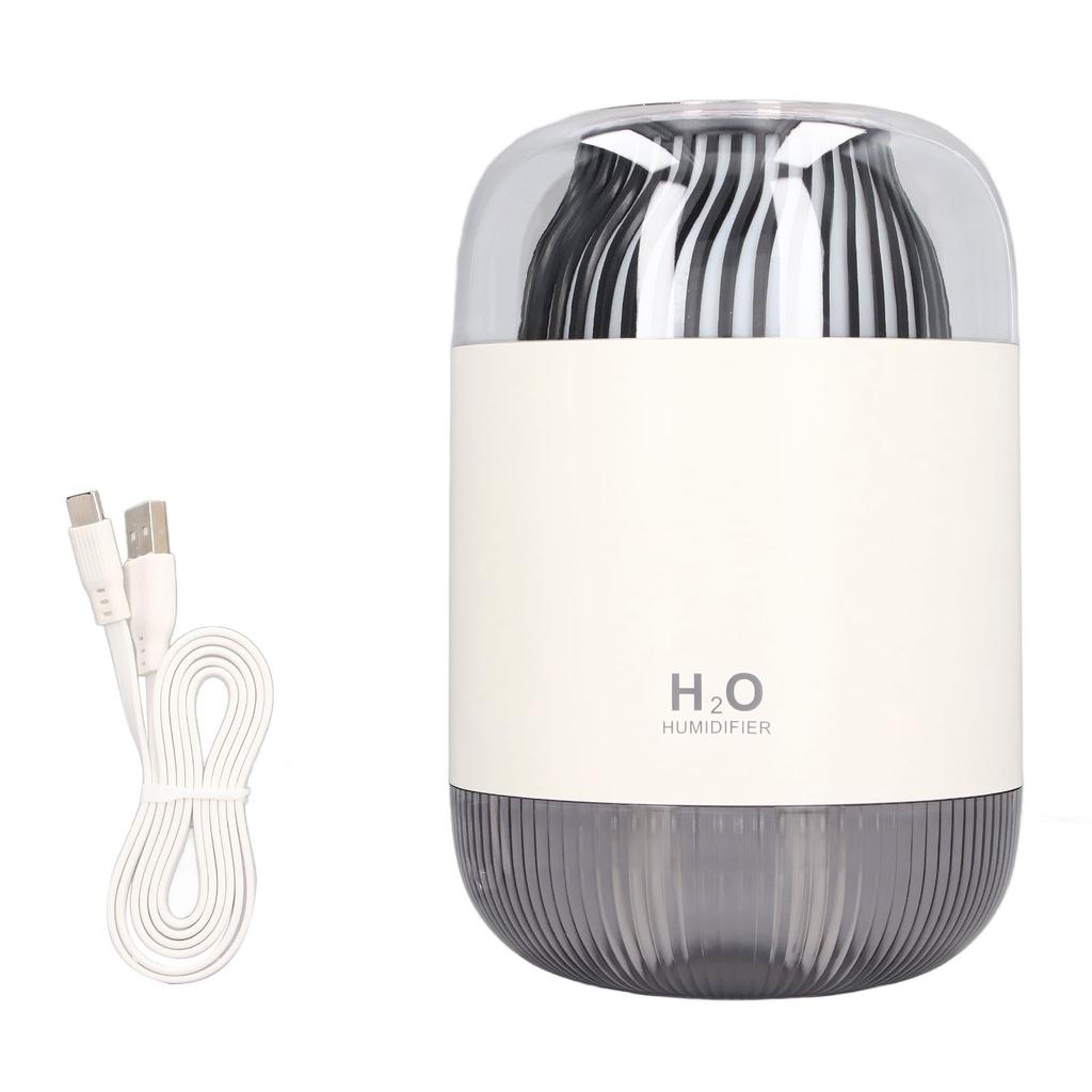 1000ml Air Humidifier Double Spray with Night Light USB Charging Mist Vaporizer for Home Blue