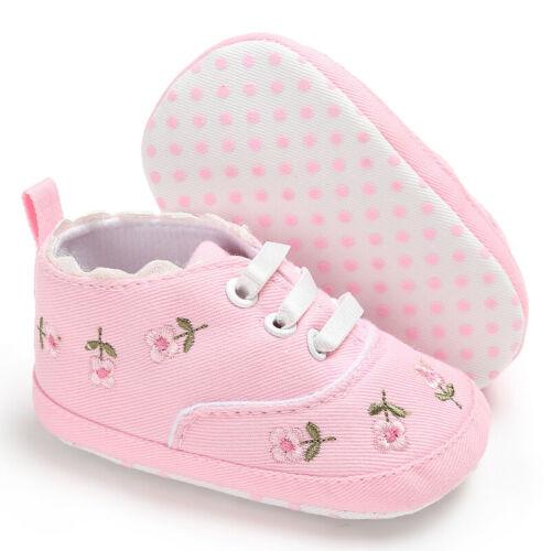 Citgeett Spring 0-18M Toddler Baby Shoes Newborn Boys Girls Soft Soled Princess Crib Shoes Prewalker